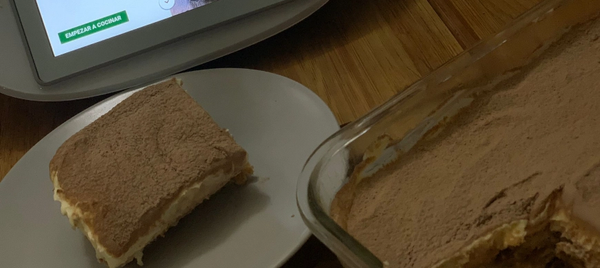 Tiramisú al ColaCao con Thermomix