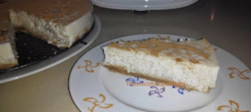Tarta arroz con leche