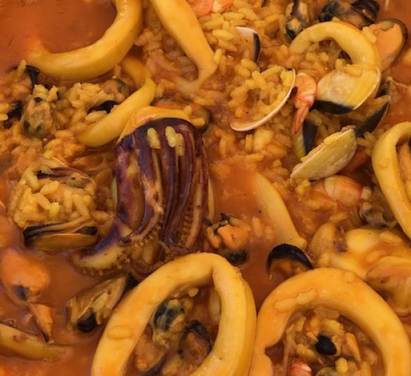 Paella de Marisco con Thermomix®